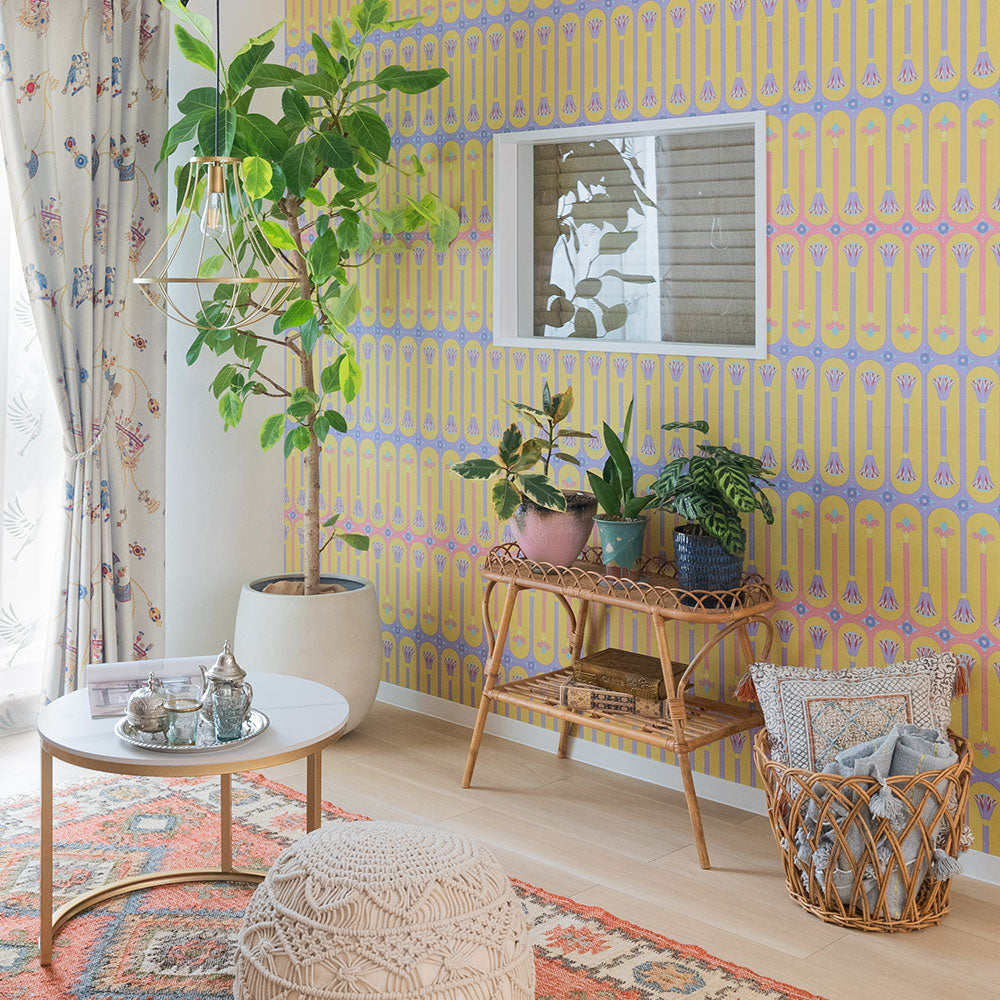 Removable patchwork wallpaper Hattan EGYPTIAN Egyptian Obelisk-YW