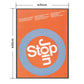 Hattan Art Poster ハッタンアートポスター Stop - Join / HP-00097 Mサイズ(45cm×60cm)