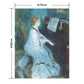 Hattan Art Poster Renoir Woman at the Piano / HP-00137 L size (70cm x 90cm)