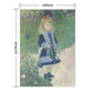 Hattan Art Poster Renoir A Girl with a Watering Can / HP-00138 LL size (90cm x 126cm)