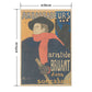 Hattan Art Poster Lautrec Ambassadeurs: Aristide Bruant / HP-00144 S size (30cm x 45cm)