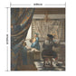 Hattan Art Poster Vermeer The Art of Painting / HP-00166 LL size (90cm x 104cm)