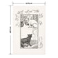 Hattan Art Poster A hundred anecdotes of animals pl 017 / HP-00238 M size (45cm x 67cm)