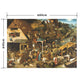 Hattan Art Poster Netherlandish Proverbs / HP-00252 M size (64cm x 45cm)