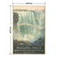 Hattan Art Poster Niagara Falls / HP-00351 M size (45cm x 67cm)