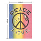 Hattan Art Poster Peace, love / HP-00482 L size (60cm x 90cm)