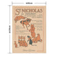 Hattan Art Poster St. Nicholas for October / HP-00487 LL size (90cm x 126cm)