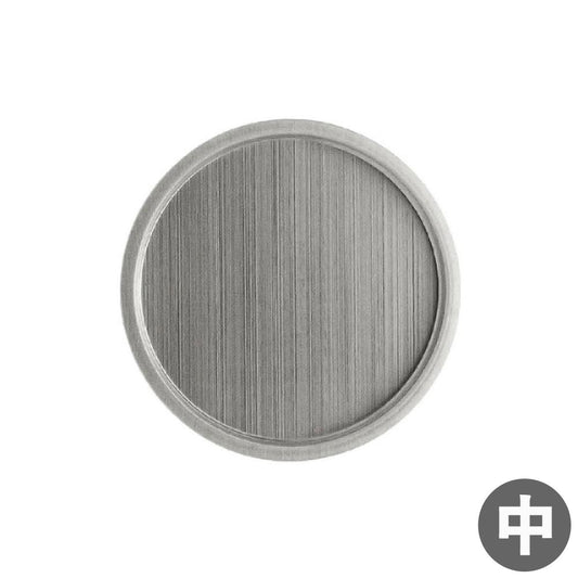 Fusuma handle round stainless steel flat round Tsukiesu S-191 (sold individually) medium size
