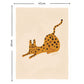 Peel-off deodorizing art poster What kind of room is the next room? Cat's room BABU M size (45cm x 60cm)