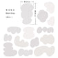 Hattan Abstract Monotone Fluffy / Warm Gray
