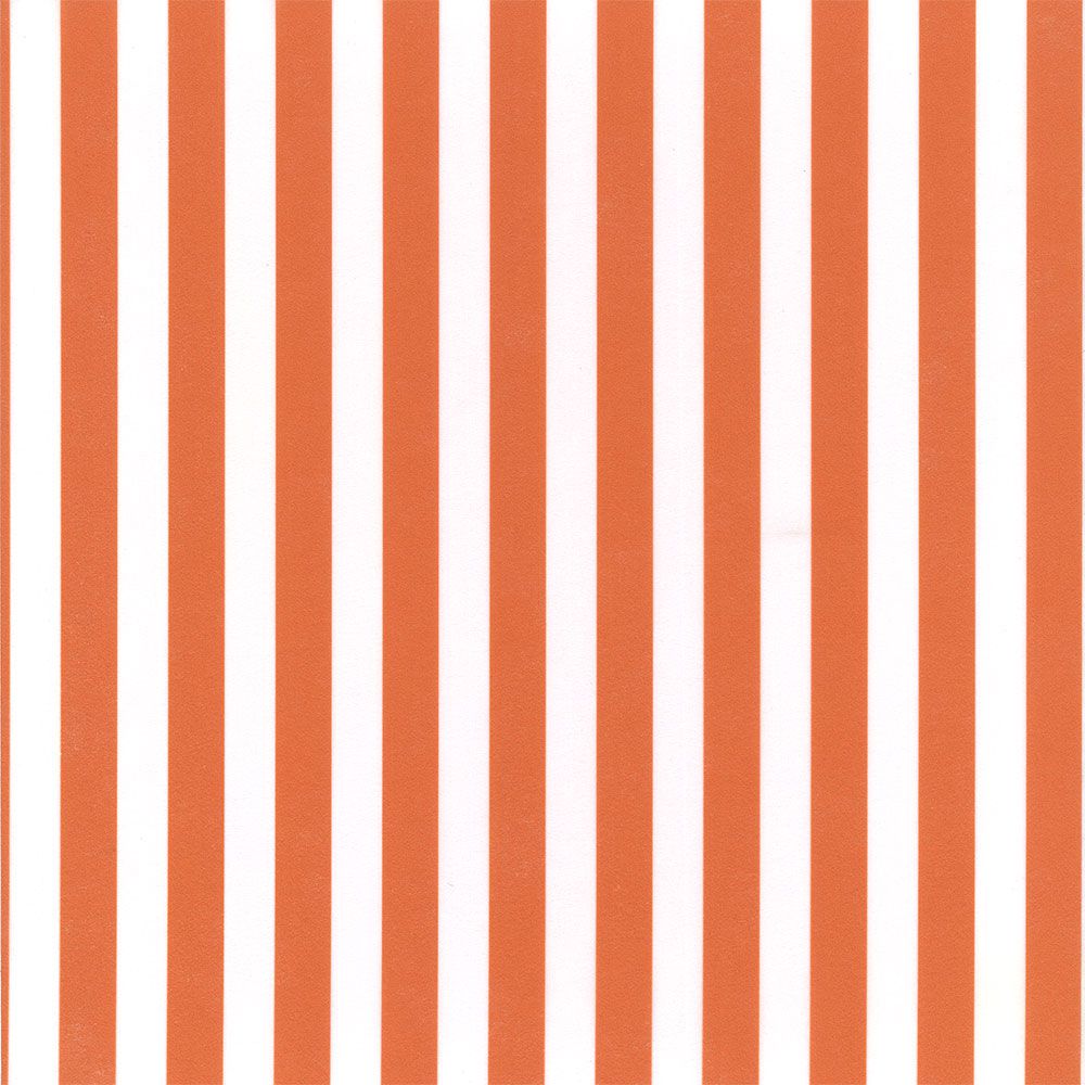 Peelable patchwork wallpaper Hattan Halloween Hattan Halloween Stripe 04 Orange x White HAL-STP-04