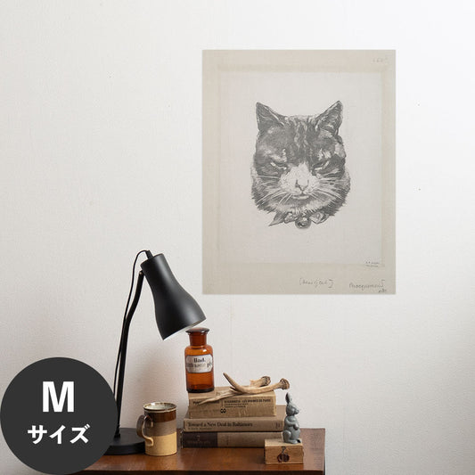 Hattan Art Poster ハッタンアートポスター Tête de chat. / HP-00226 Mサイズ(45cm×57cm)