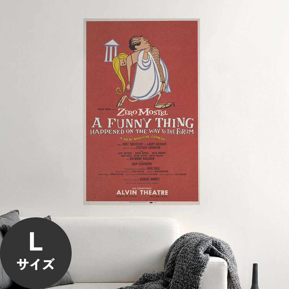 Hattan Art Poster ハッタンアートポスター A funny thing / HP-00265 Lサイズ(56cm×90cm)