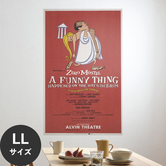 Hattan Art Poster ハッタンアートポスター A funny thing / HP-00265 LLサイズ(90cm×144cm)