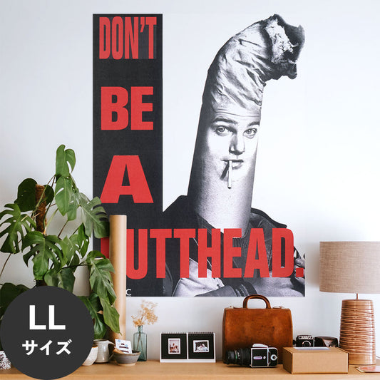 Hattan Art Poster ハッタンアートポスター Don’t be a butthead / HP-00319 LLサイズ(90cm×120cm)