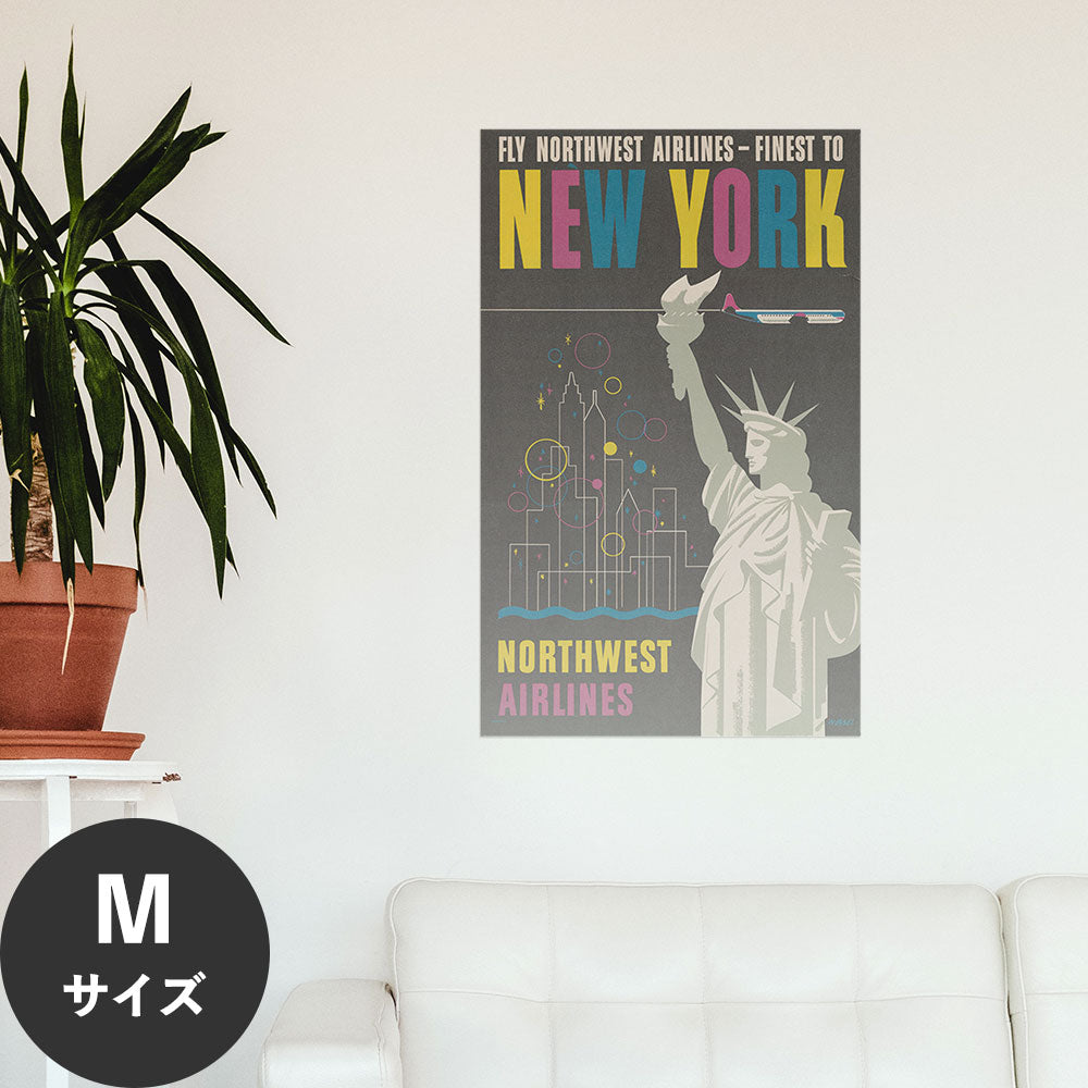 Hattan Art Poster ハッタンアートポスター Fly Northwest Airlines / HP-00339 Mサイズ(45cm×72cm)