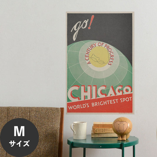 Hattan Art Poster ハッタンアートポスター Chicago. World’s brightest spot. Go! / HP-00344 Mサイズ(45cm×67cm)