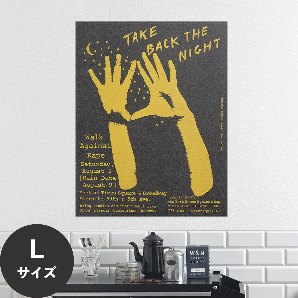 Hattan Art Poster ハッタンアートポスター Take back the night / HP-00414 Lサイズ(70cm×90cm)