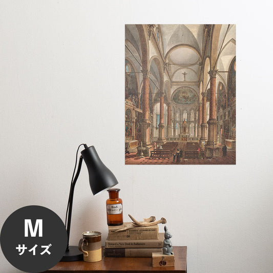 Hattan Art Poster ハッタンアートポスター Interior of the Church of San Zaccaria / HP-00425 Mサイズ(45cm×57cm)