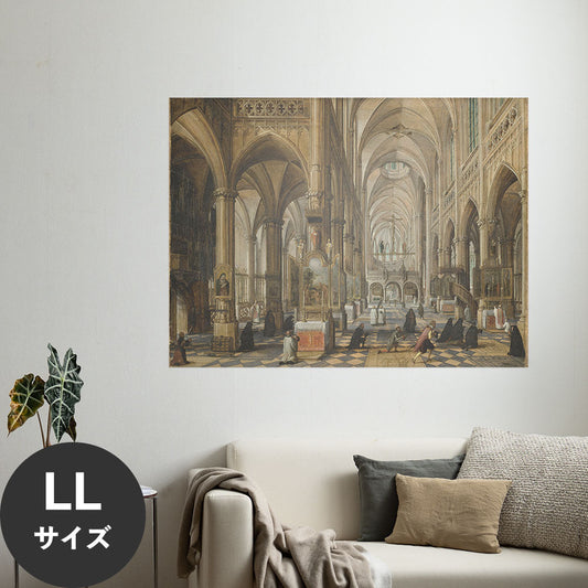 Hattan Art Poster ハッタンアートポスター Interior of a Gothic Cathedral / HP-00426 LLサイズ(120cm×90cm)