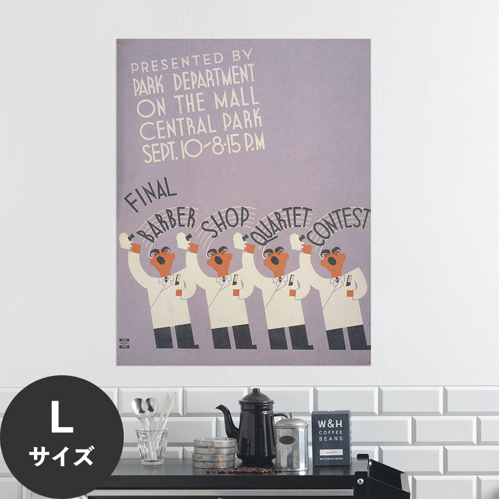 Hattan Art Poster ハッタンアートポスター Final barber shop quartet contest presented / HP-00436 Lサイズ(70cm×90cm)