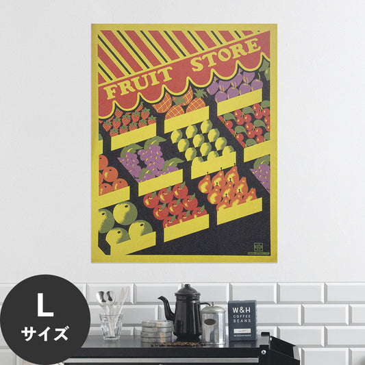 Hattan Art Poster ハッタンアートポスター Fruit store / HP-00439 Lサイズ(70cm×90cm)