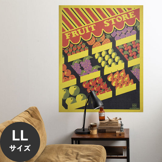 Hattan Art Poster ハッタンアートポスター Fruit store / HP-00439 LLサイズ(90cm×114cm)