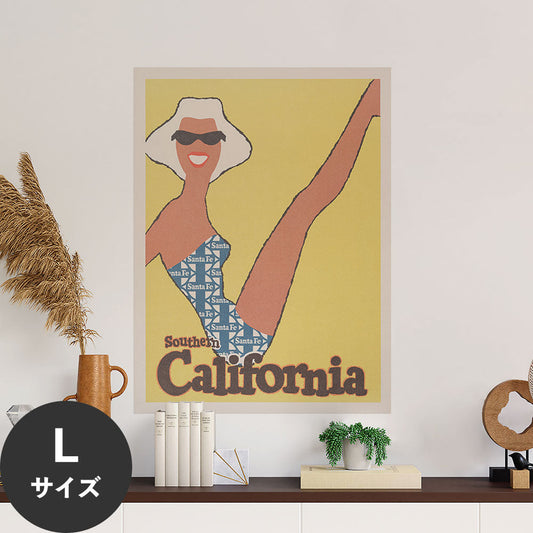 Hattan Art Poster ハッタンアートポスター Southern California. Sante Fe.  / HP-00493  Lサイズ(67cm×90cm)