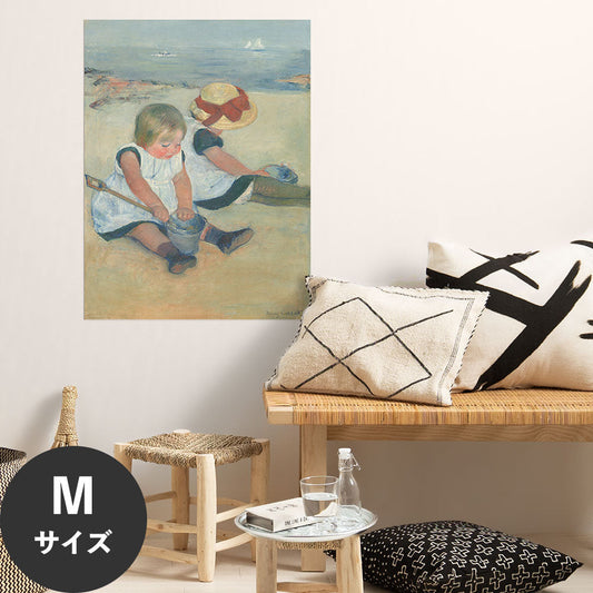 Hattan Art Poster ハッタンアートポスター Children Playing on the Beach  / HP-00505  Mサイズ(45cm×60cm)