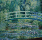 Peelable Mural Wallpaper - No Glue - Monet's Water Lily Pond and Japanese Bridge