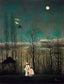 Peelable Mural Wallpaper - No Glue - Henri Rousseau - Carnival Night