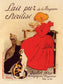 Peelable wall murals - no glue - Steinlen Vingenne milk