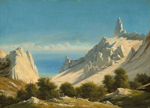 Removable mural wallpaper without glue Georg Emil Libert View from Mons Klint