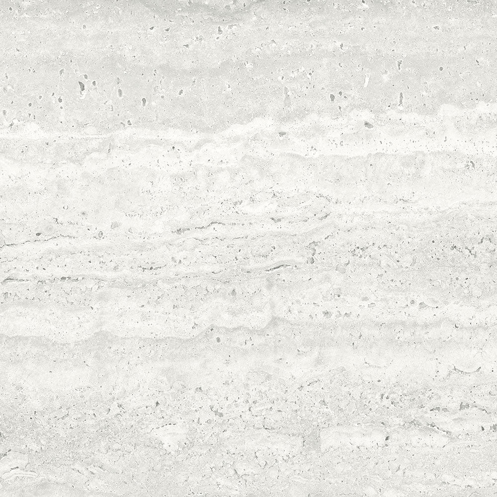 Removable wallpaper that can be applied with water Quattro Hattan (90cm x 90cm) Travertine Marble Gray 01