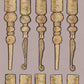 Removable Wallpaper Non-adhesive Type WALLTZ ma.macaron March of Bobbin Legs Rose Grey NWZ-BKRG (49cm×3.3m size)