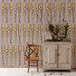 Removable Wallpaper Non-adhesive Type WALLTZ ma.macaron March of the Bobbin Legs Rose Grey NWZ-BKRG (49cm×2.5m size)