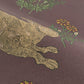 Peelable Wallpaper Non-Adhesive Type WALLTZ Mon lapin Old Burgundy NWZ-MLOB (49cm×2.7m size)
