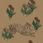 Peelable Wallpaper Non-Adhesive Type WALLTZ Mon lapin Oak Sand NWZ-MLOS (49cm×2.5m size)