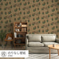 Peelable Wallpaper Non-Adhesive Type WALLTZ Mon lapin Oak Sand NWZ-MLOS (49cm×2.5m size)