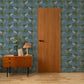 Peelable Wallpaper Non-adhesive Type WALLTZ ma.macaron Romance Smoke Blue NWZ-ROSB (49cm×3m size)