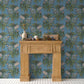 Peelable Wallpaper Non-adhesive Type WALLTZ ma.macaron Romance Smoke Blue NWZ-ROSB (49cm×3m size)