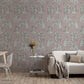 Removable Wallpaper Non-adhesive Type WALLTZ ma.macaron Silent Plaster Statue Rose Grey NWZ-SSRG (49cm×2.7m size)
