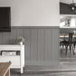 [Sample] Peelable wallpaper, sticker type Room No.0 Lower wall sheet Batten Wall TRN-LWS09 Deep gray