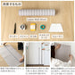 Peelable wallpaper, sticker type, SLOW TiME Lower wall sheet, Slatwall, TST-LWS10, Medium