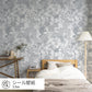 Removable Wallpaper Sticker Type WALLTZ Murayama Tomoaki Tropical Rainforest Double Gray TWZ-TFDGY (49cm×2.5m size)