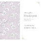 [Sample] Peelable wallpaper sticker type Mon Sucrier floral pattern Blossom flavor TMS-BF01 Powder pink