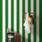 Wallpaper that can be applied like a mask EASY WALL TAPE Easy wall tape Width 23cm x 6m Wide stripe/Green EWT43