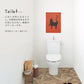 Peel-off deodorizing art poster What kind of room is the next room? Cat's room RINE L size (67cm x 90cm)