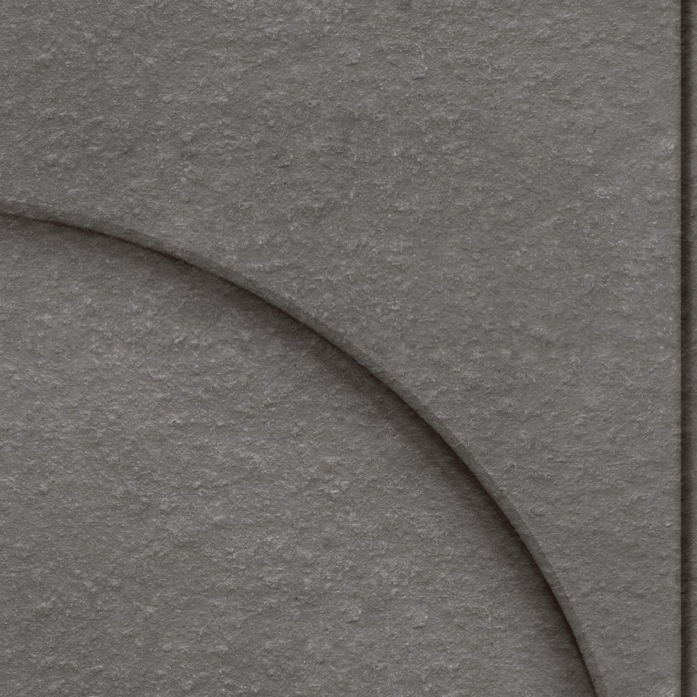 Sample Peelable wallpaper, no adhesive type Room No.0 Arch Panel NRN-AP01 Dark Gray