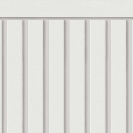 [Sample] Peelable wallpaper, sticker type Room No.0 Lower wall sheet Slat wall TRN-LWS05 Light gray